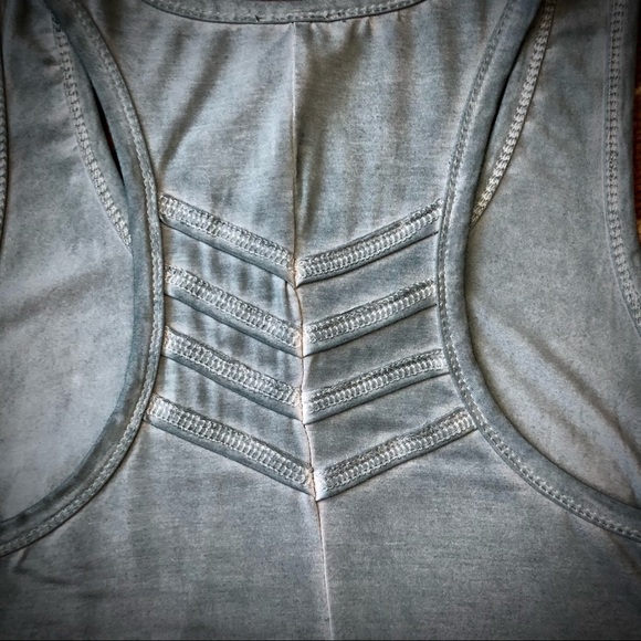 NWT POL Distressed BlueTank Top - Picture 4 of 10